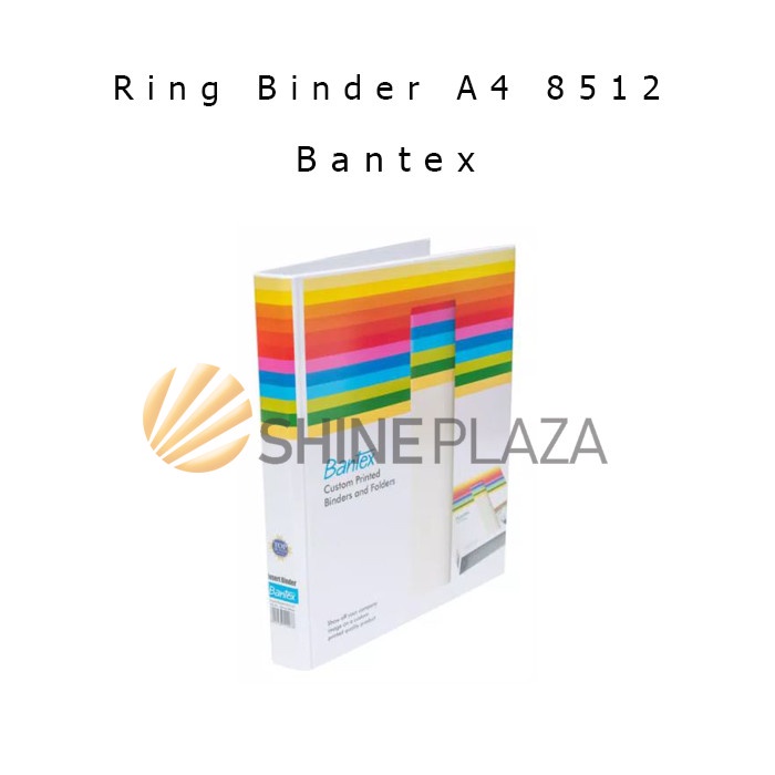 

Ordner Bantex A4 Insert Ring Binder 2 Ring 20mm 8512