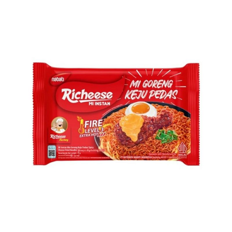 

RICHEESE MIE GORENG KEJU 74 gram level 3 5 pcs