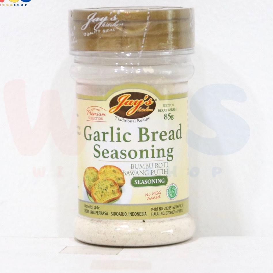 

CODECc1C6--Jay's Kitchen Jays Garlic Bread Seasoning 85g - Bumbu Roti Bawang Putih