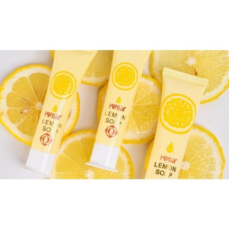 Kelly lemon soap/Sabun muka kelly soap 15 gram