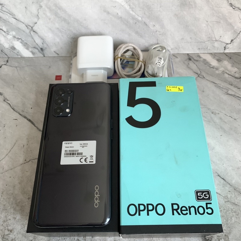 Oppo Reno 5 5G ram 8GB 128GB Bekas - Mulus - Garansi Resmi - second