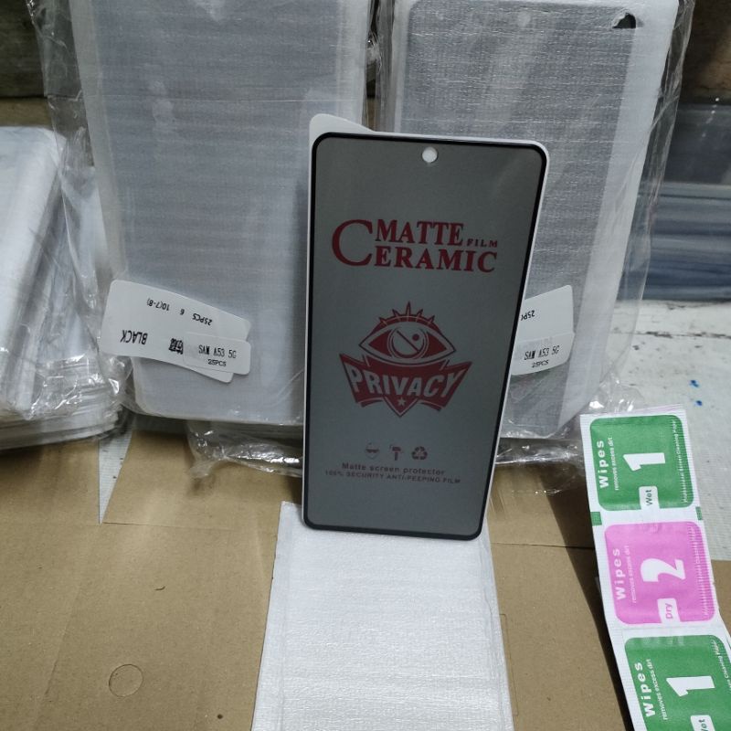 TG Ceramic Spy Samsung A53 5G Anti Gores Matte Anti Minyak Ceramic Spy