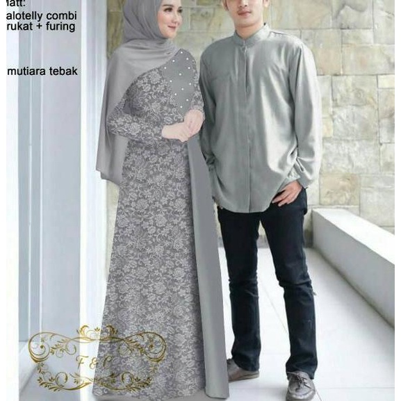 ➯Pasti Murah✾➯ ZRGVI COD✔️ COUPLE DARLENE FF / CP HQ (5Warna) BAJU PASANGAN MUSLIM 035 ✯Terlaku.