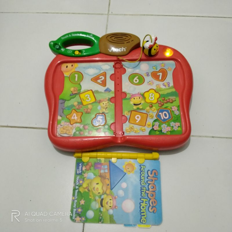 Vtech Touch & Teach Busy Book.Preloved