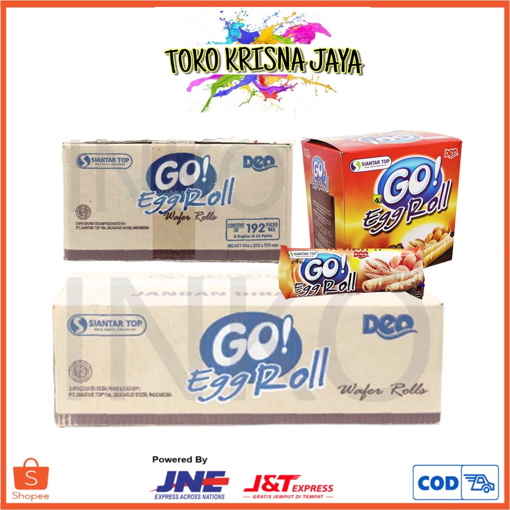 

1 DUS SIANTAR TOP DEO GO! EGG ROLL NETTO 8 BOX X 24 PCS X 6 GR