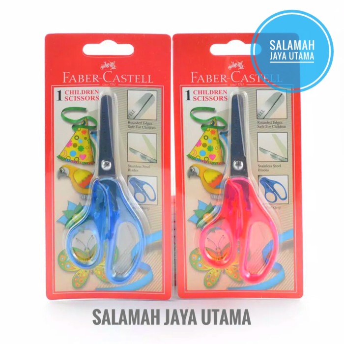 

Cuci Gudang Children Scissors A Faber Castell / Gunting Anak Faber Castell Murah