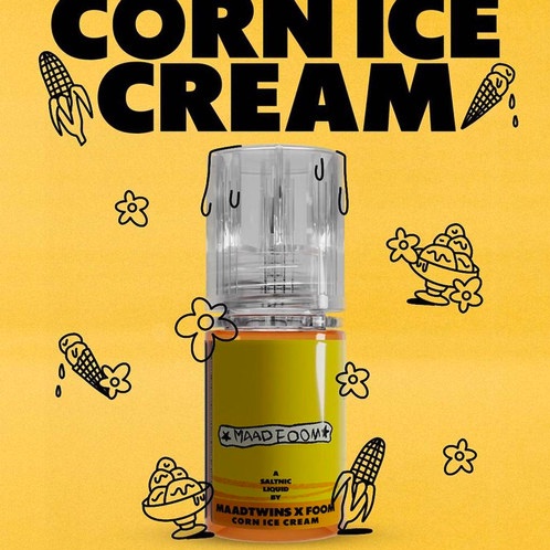 LIQUIDS 30MILI FOOMM CORN ICE CREAM