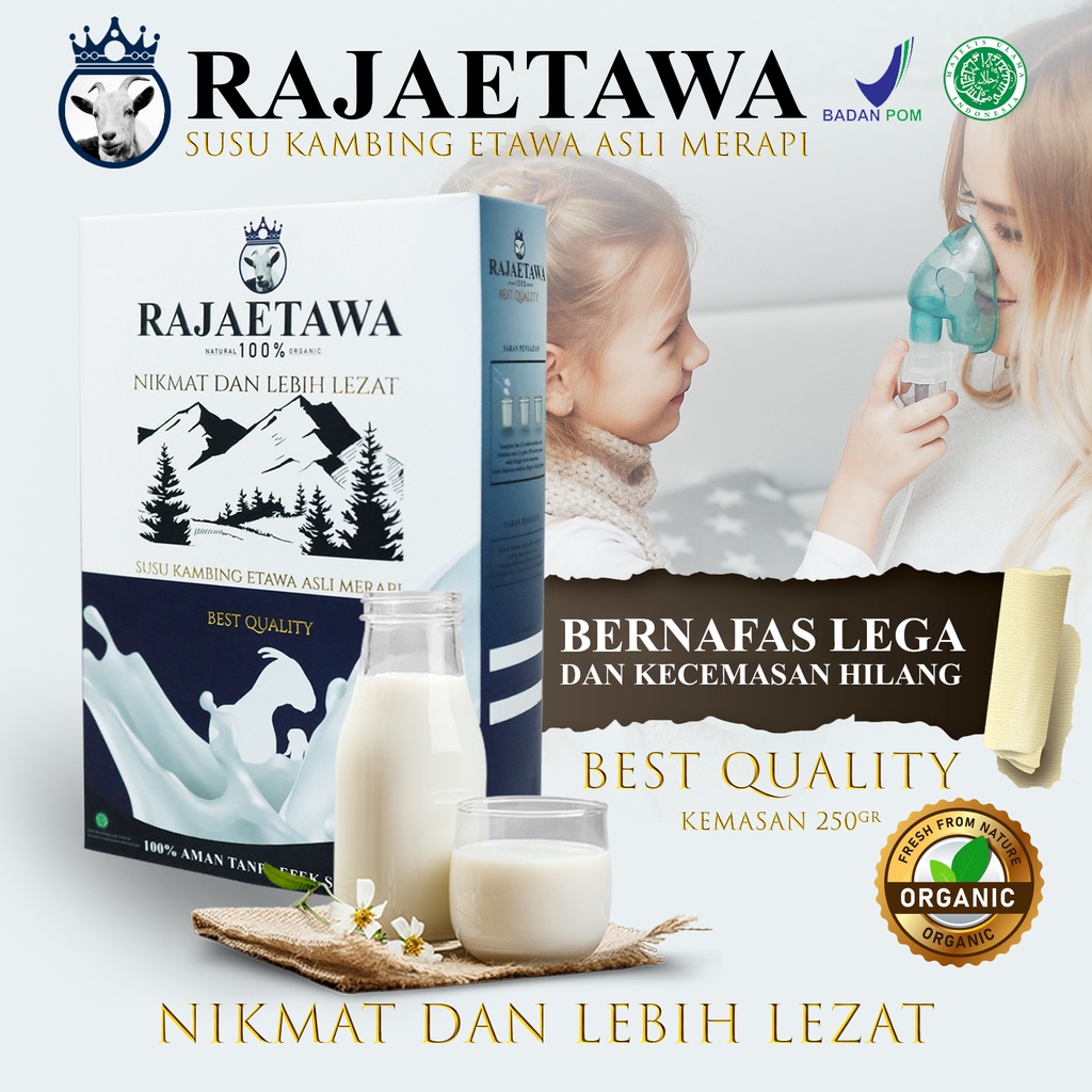 

Susu kambing etawa - Raja Etawa - Susu Bubuk - Mengobati Asma - Susu Etawa - Susu Kambing - Etawa - susu organic - susu murni