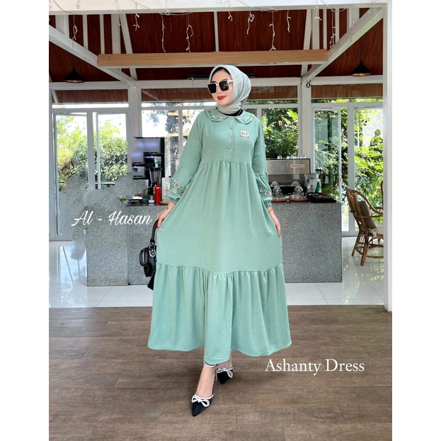 SALSA DRESS // NAZWA ORI Gamis Alhasan // Dress Muslimah Al Hasan