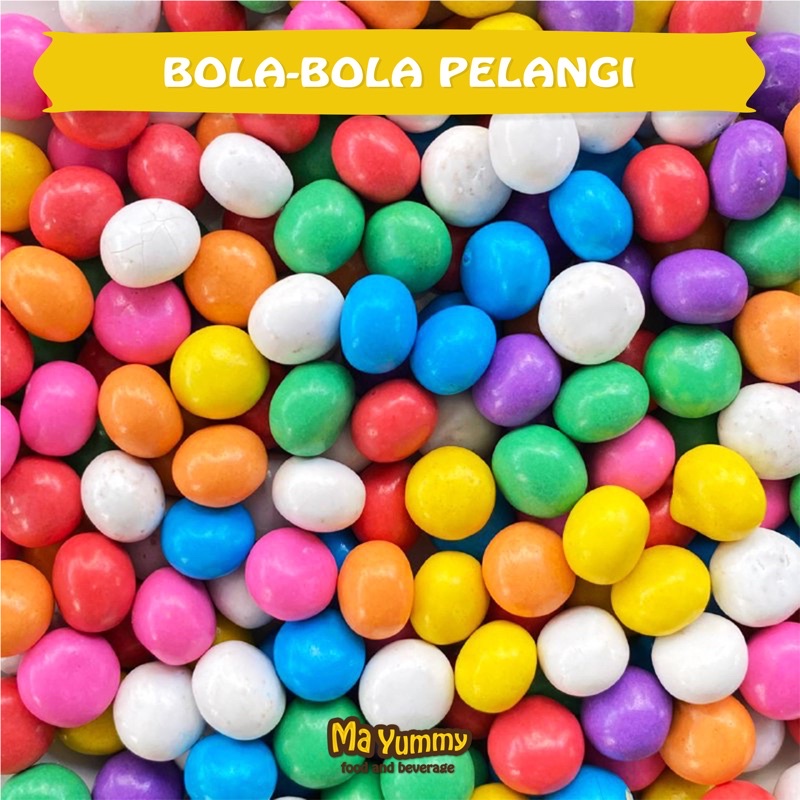 

Piyo Ball / Bola - Bola 250gr 2 Varian Pelangi dan Coklat