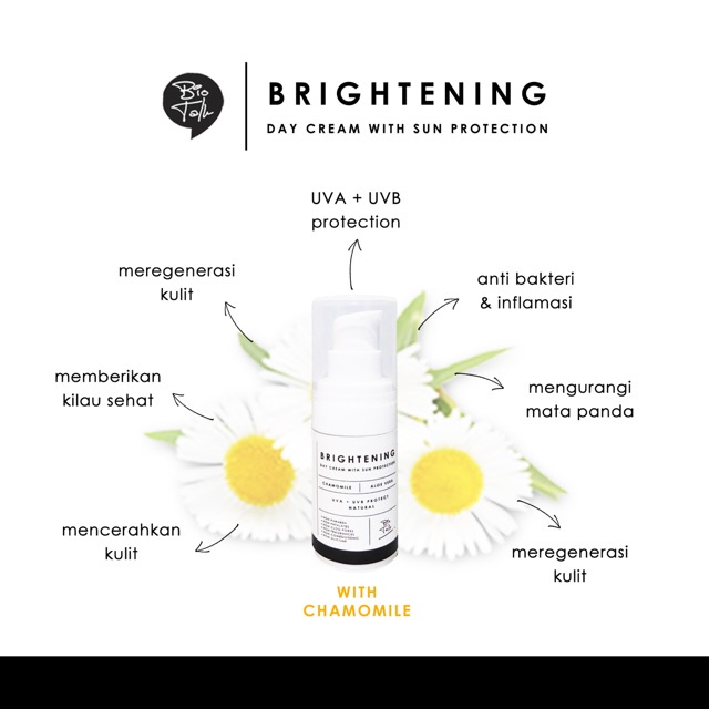 ⭐️ Jendela Kosmetik ⭐️ Biotalk / Bio Talk BPOM Day Cream with Sun Protection / Sunscreen Cream / Sun Screen Wajah / Cream Dengan Sun screen / Tabir Surya Untuk Pelindung wajah