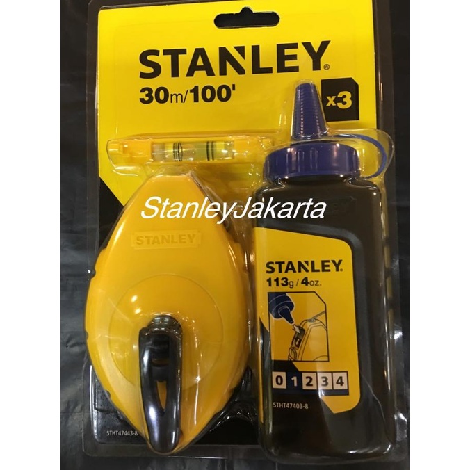 

Stanley Blue Chalk Line Set 30m 100" / Sipatan STHT47443