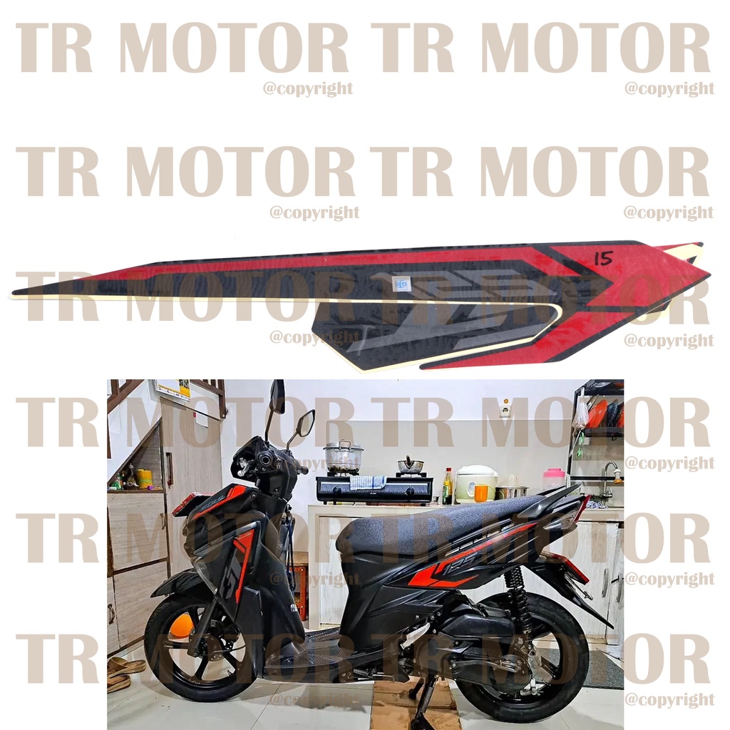 Stiker Motor Soul GT 2015 Sticker Striping Lis Full Set Motor