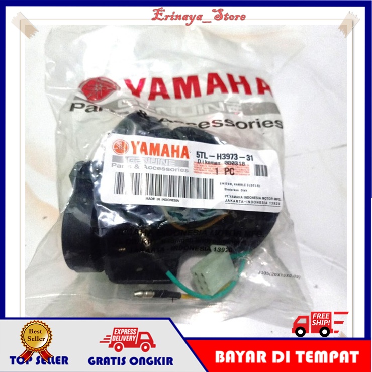 ORIGINAL YGP Tombol Saklar Kiri Sen Motor Yamaha Mio Smile Sporty J Soul Jupiter MX Z Karbu Lama 5TL