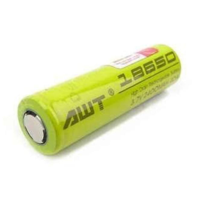Segera belanja--NEW READY STOCK BATERAI BATTERY AWT GREEN HIJAU 18650 HARGA 1 BIJI