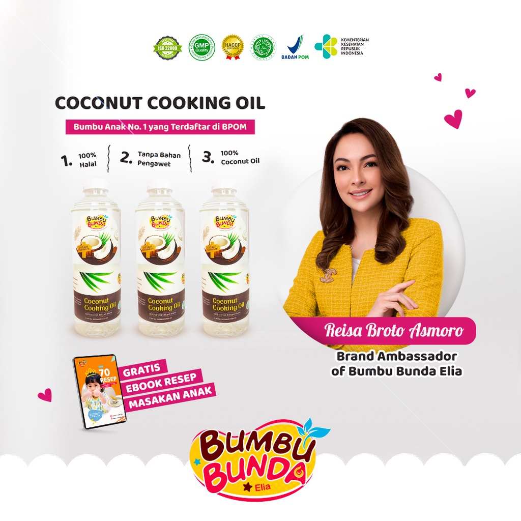 

BUMBU BUNDA - COCONUT COOKING OIL - LEMAK MPASI - BB BOOSTER - 500ml