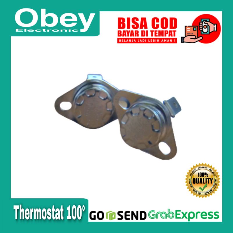 Termostat / Thermostat Bimetal Sensor Suhu Pemutus Arus Otomatis 250v 10a 150c