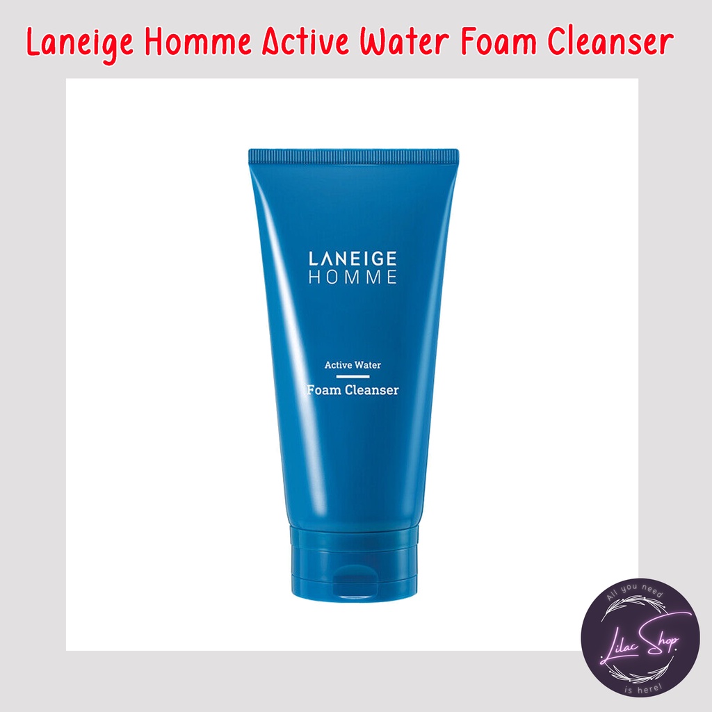 LANEIGE HOMME ACTIVE WATER FOAM CLEANSER