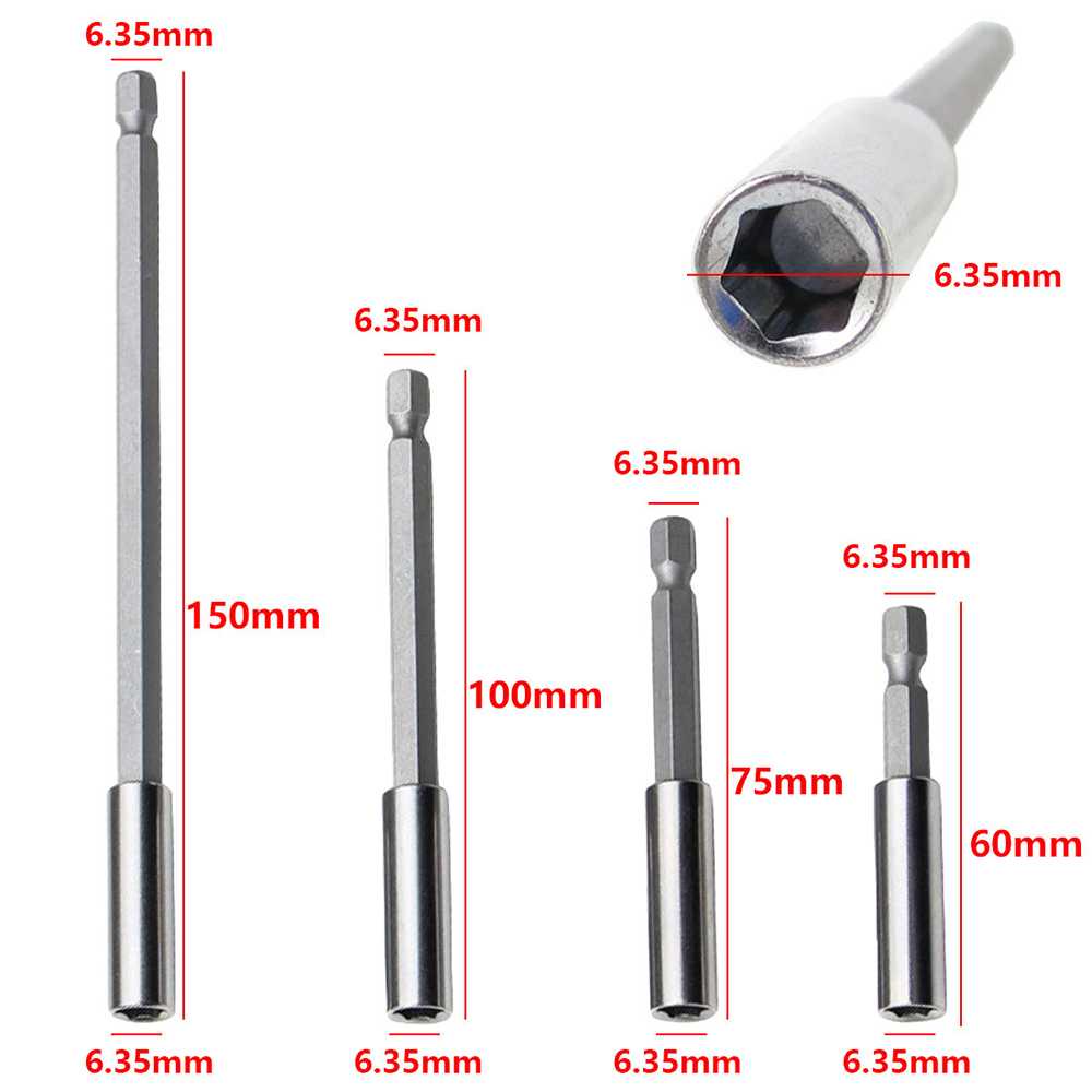 TD - PKK Vinkkatory Extension Connecting Rod Obeng Screwdriver 4 PCS - HT4341