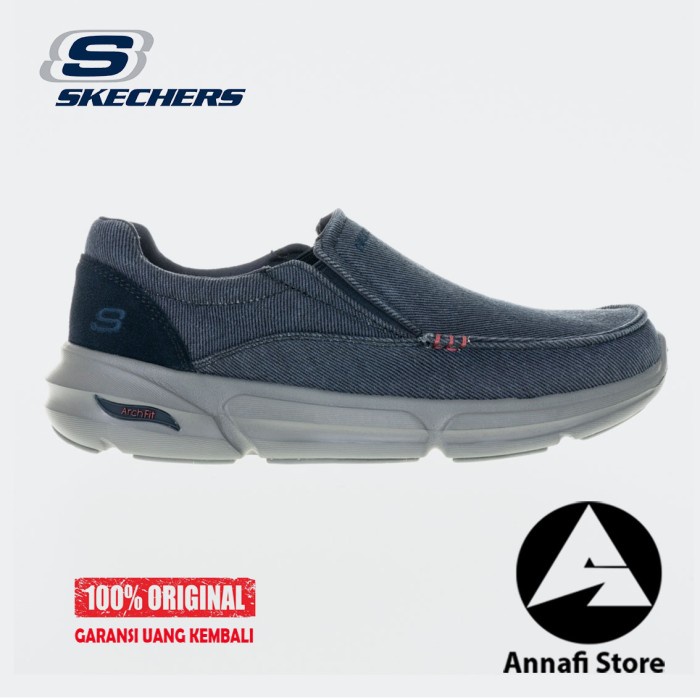 JUAL SEPATU SNEAKERS PRIA SKECHERS ARCH FIT TALON 204612-NVY - NAVY