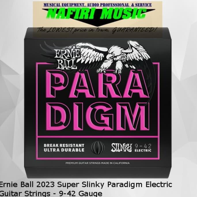 Ernie Ball 2023 Super Slinky Paradigm Electric Guitar Strings - 9-42