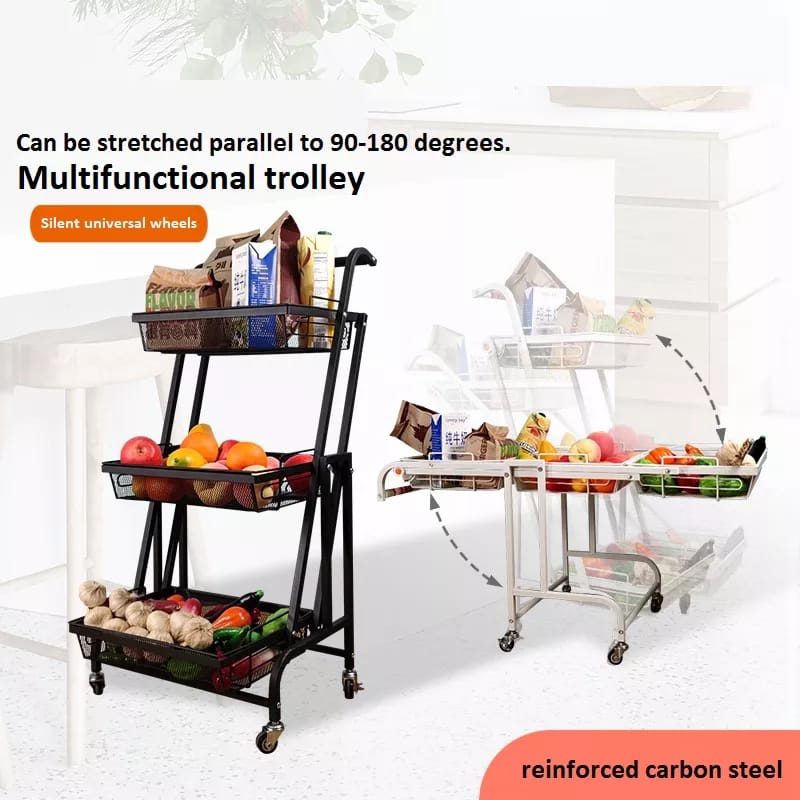 Rak Susun Serbaguna Rak Susun Rak Troli Susun Roda 3 Susun Rak Troly Besi Tempat Penyimpanan Rak Salon Organizer Rack Rak Kamar Tidur Dapur Kamar Mandi Dengan Roda Rak susun Besi Besar Portable Minimalis Serbaguna Rak Bayi Besar Gantung Aesthetic Dorong S
