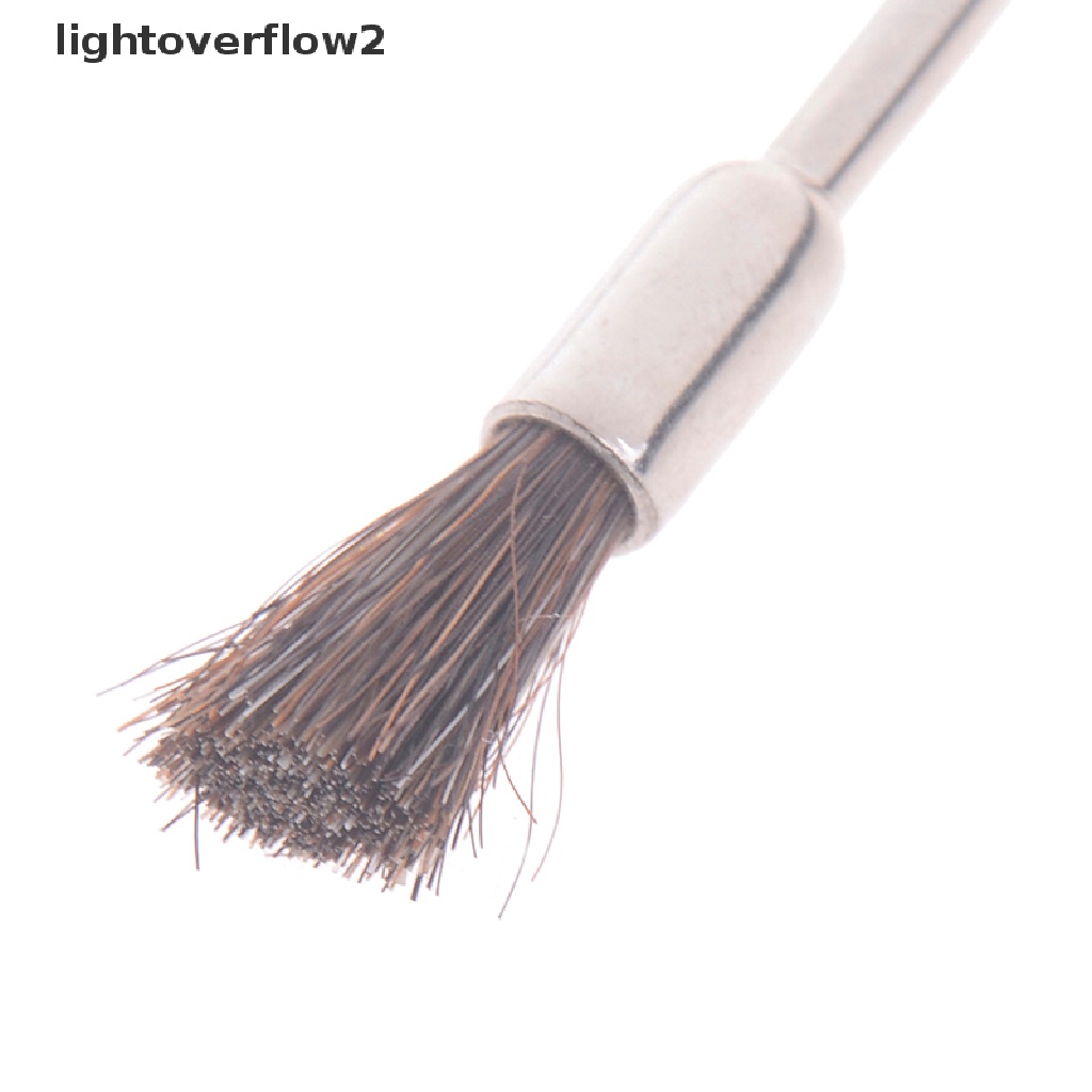(lightoverflow2) 1pc Sikat Kawat Tembaga Pembersih Mata Bor Elektrik Untuk Manicure (ID)