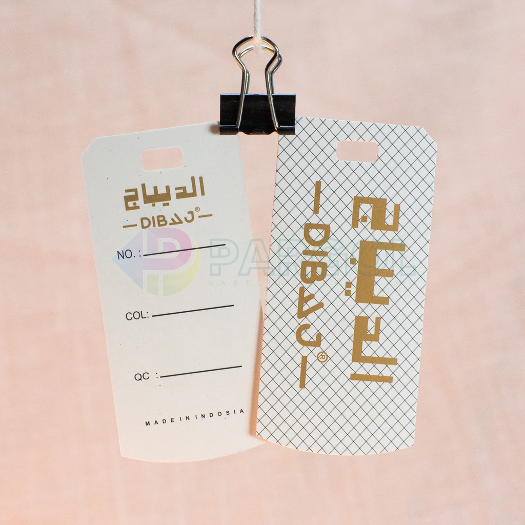 

Pargollabel_Hangtag tipis / tag tipis Art paper 310 GSM