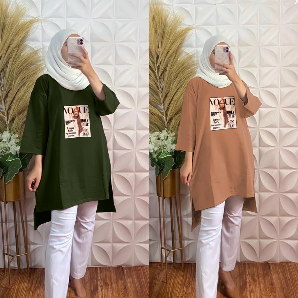 GR TUNIK OVERSIZE BASIC KAOS JUMBO GAMBAR PRINT DTF LEMBUT (BUKAN SABLON) TUNIK BABYTERRY SR05