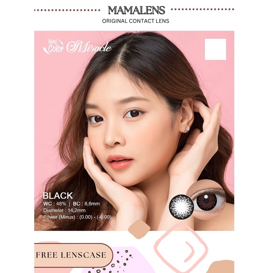Softlens Miracle -3.00 sd -6.00 Free Lenscase -MAMALENS