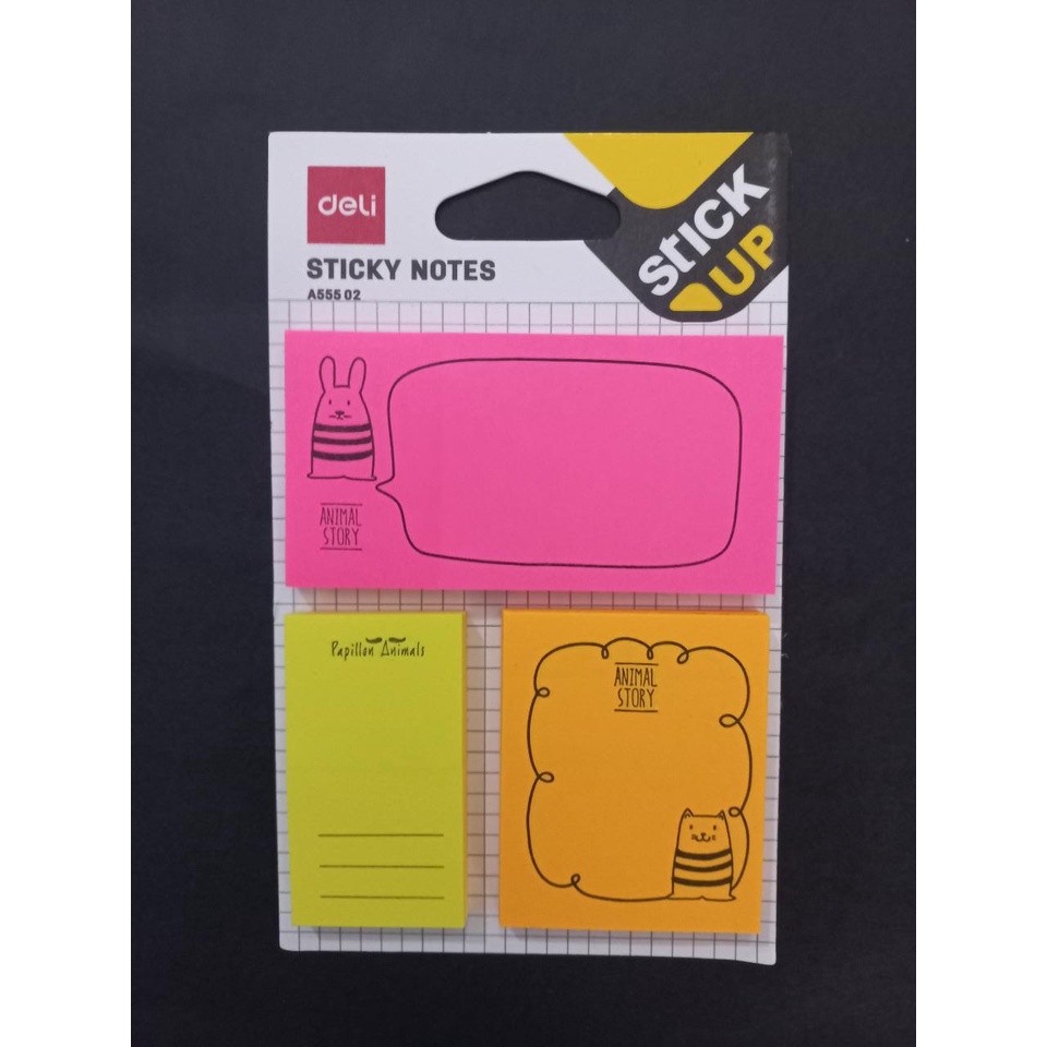 

Sticky Notes Deli A555 02 / Sticky Notes / Deli Sticky Notes / Stick Up