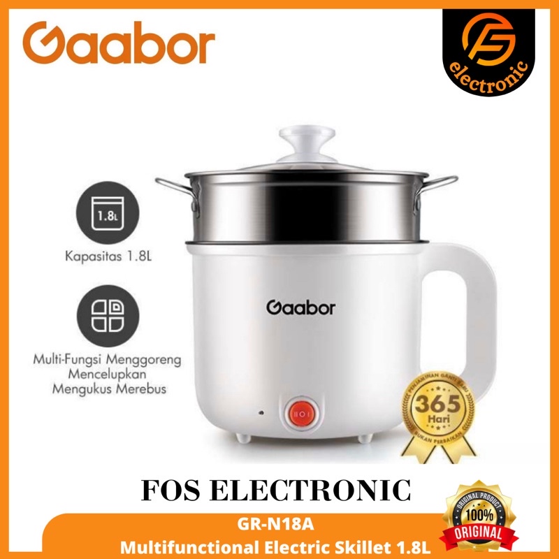 GAABOR NEW PANCI ELEKTRIK  SERBAGUNA GR-N18A RICE COOKER 0,7 L