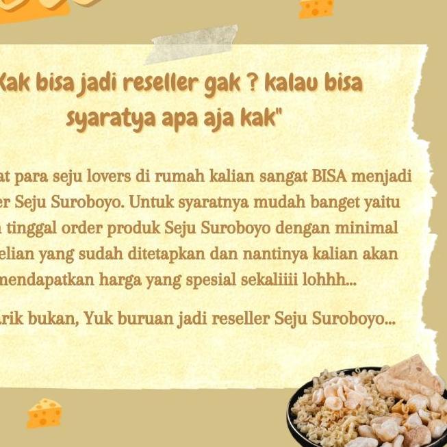 

READY ✅Seblak keju Paket 3 Pcs - SEJU SUROBOYO|KD6