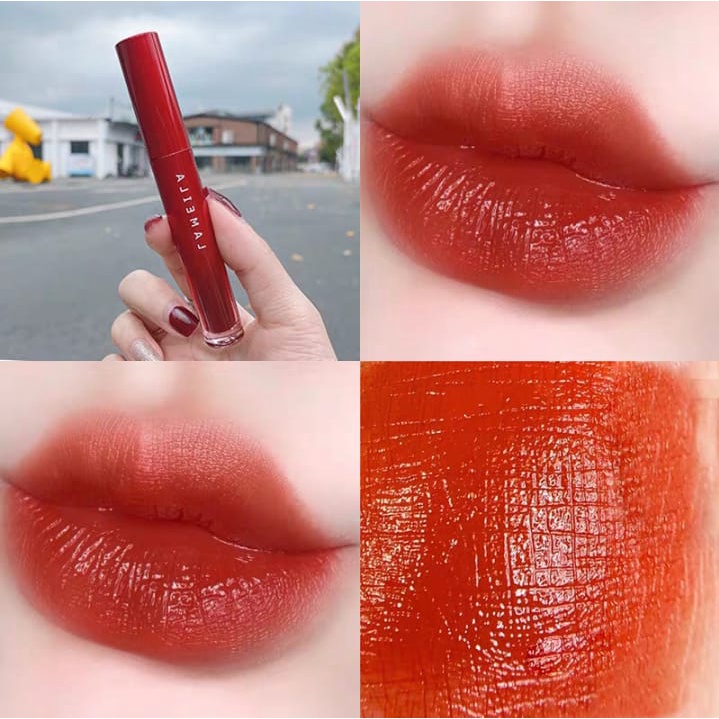 Lameila Lipstick Matte Just Red Edition Lipstick Wanita By Aurora 2026