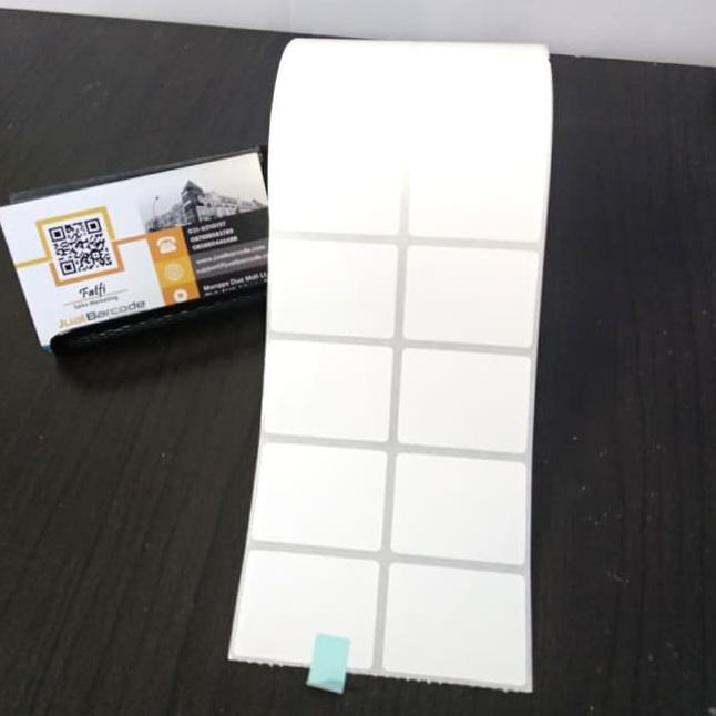 

Kekinian Label Baee 40 x 30 - 40x30 mm - 40x30mm 2 Line Kertas Sticker Semicoated ~