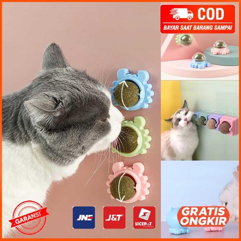 Mainan Cakaran Kucing Bola Aroma Catnip Scratcher Ball LV 95