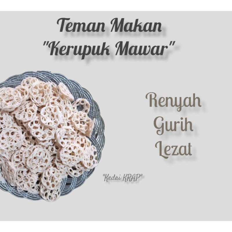 

[250 gram] KERUPUK MAWAR KERUPUK UYEL KERUPUK BULAT PUTIH KERUPUK KERITING KERUPUK SEBLAK KERUPUK MENTAH