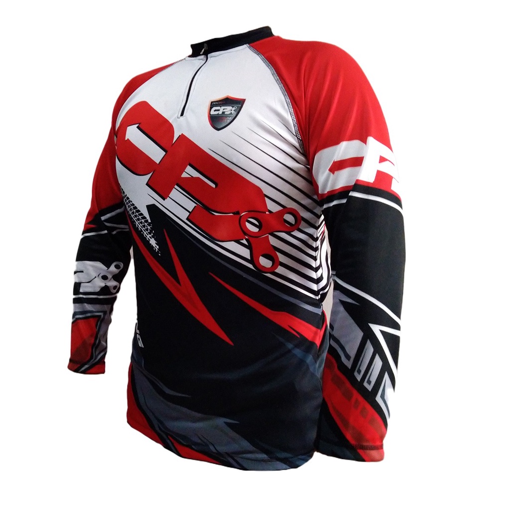 Cpx Sport Set Cycling Jersey Baju Gowes MTB Plus Celana Sepeda Training Panjang