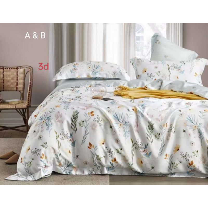 (3)BYAK MOTIF!SPREI SUTRA ORGANIK SERAT BAMBOO SUTRA ASLI ORIGINAL