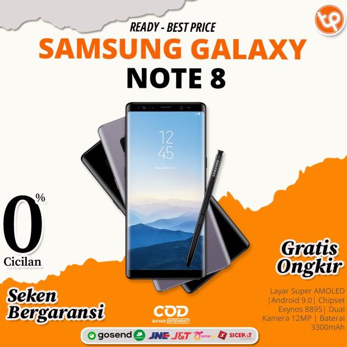 [ Hp Bekas / Second ] Samsung Galaxy Note 8 Dual Sim Sein Ori - Handphone Bekas / Second