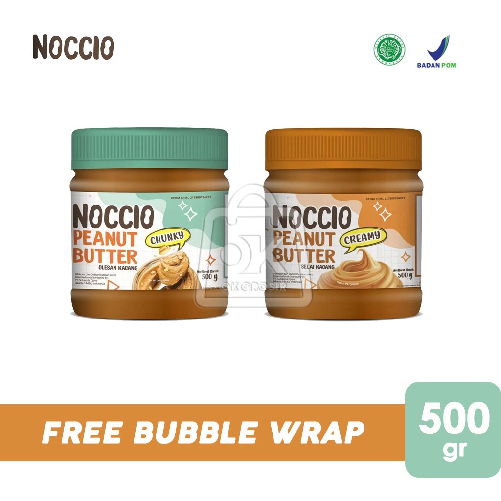 

Selai Kacang Peanut Butter NOCCIO (Botol Kaca 500gr)
