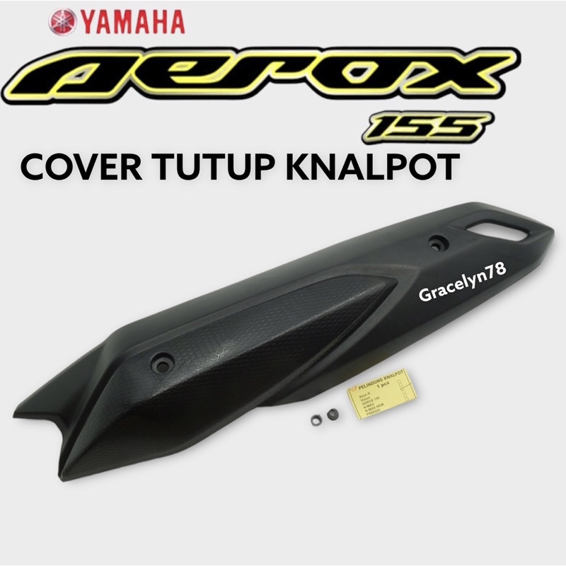 cover knalpot AEROX LEXI tutup knalpot AEROX LEXI anti pecah pnp