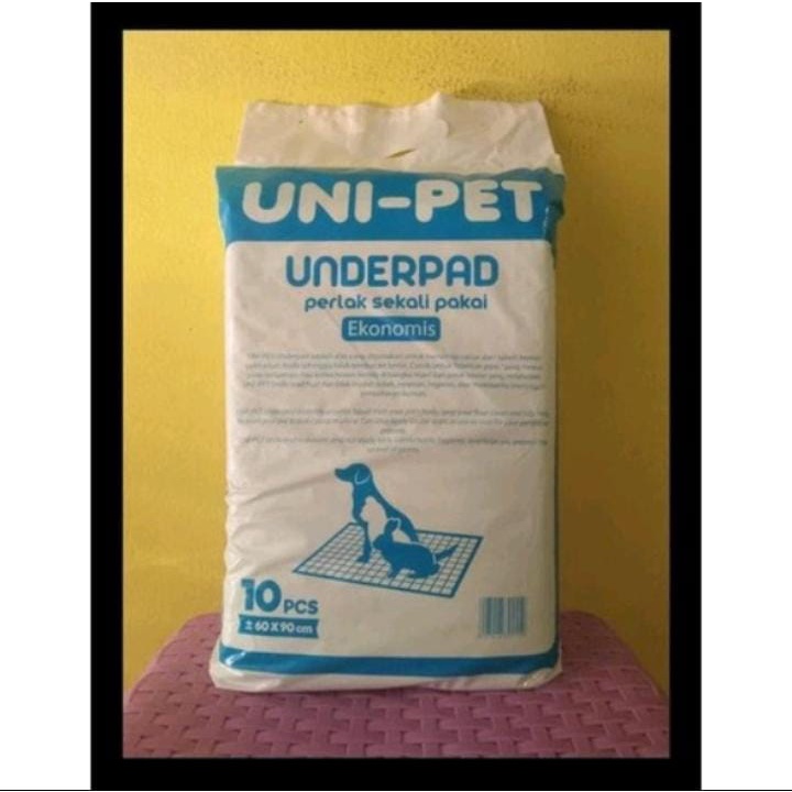 Unipet Underpad 60x90cm - Training Pad Alas Pipis Poop Anjing
