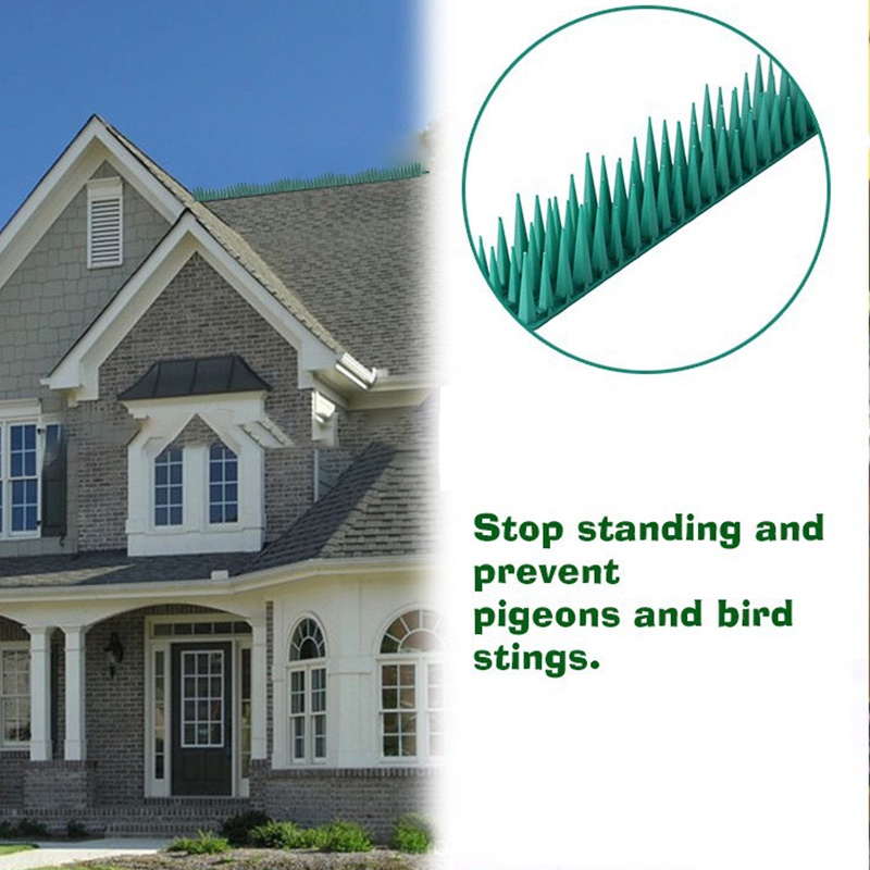 【10PCS/SET】Stop Bird Repellent Penolak/Bird Control Spikes/Garden Balcony Prickle Strip Dig