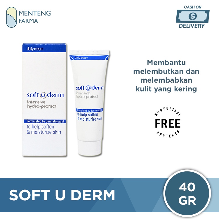 Soft U Derm Intensive Hydro 40 Gram - Krim Pelembab Kulit Kering