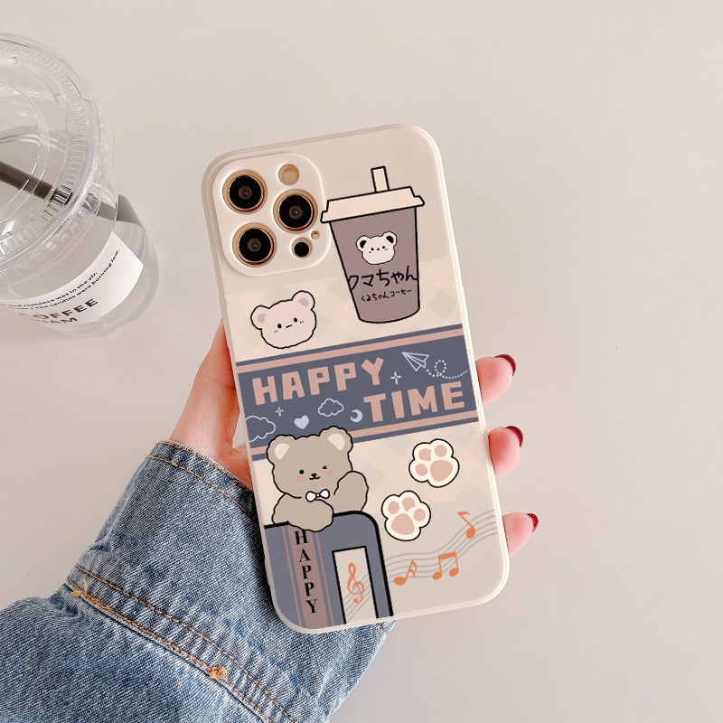 CASE HAPPY TIME OPPO A5S A7 A11K A12 A54 A53 A15 A15S A16 A17 A17K A3S A5 A9 2020 A52 A33 A55 A76 A96 A92 A74 4G A95 5G RENO 8t 7 5G 5 5F 6