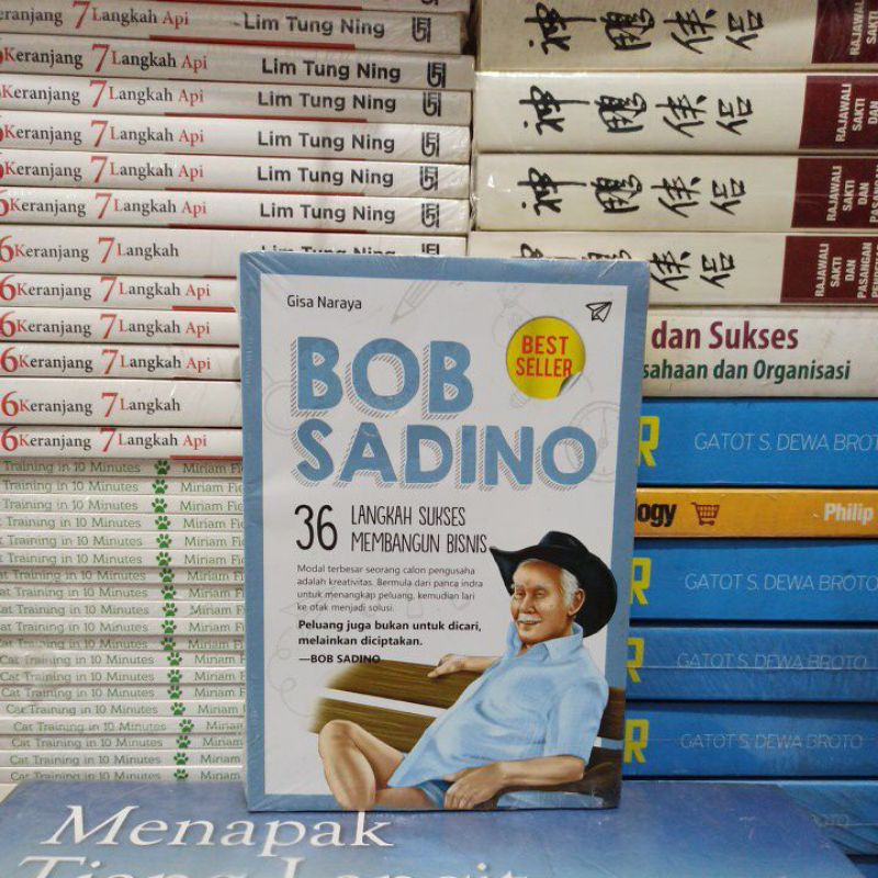 BUKU ORIGINAL BOB SADINO 36 LANGKAH SUKSES MEMBANGUN BISNIS