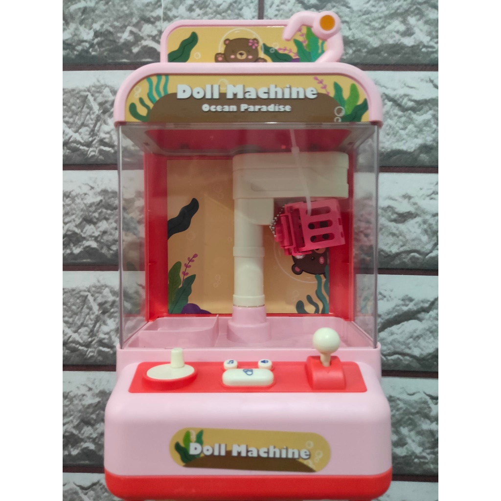 MAINAN CLAW GAME / MINI DOLL MACHINE / MAINAN MESIN CAPIT BONEKA/Mainan Anak Claw Machine / Mesin Tangkap Boneka