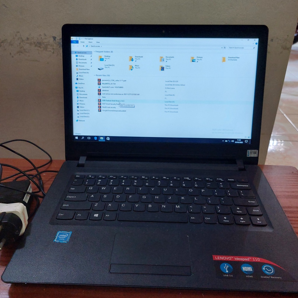 laptop Notebook Lenovo Ideapad 110 Bekas