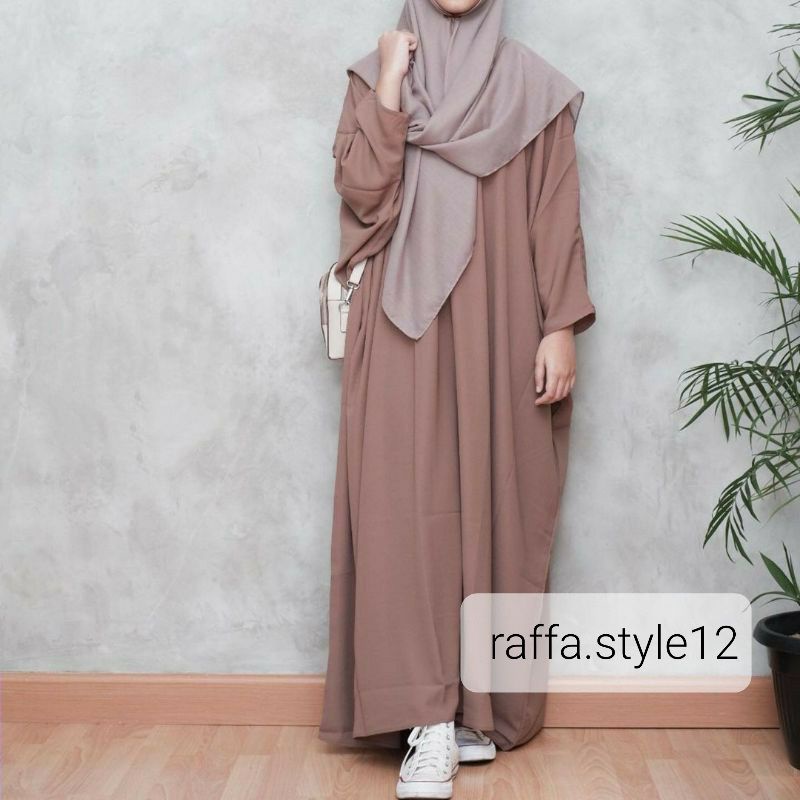 abaya kalong/ABAYA ARAB BASIC POLOS